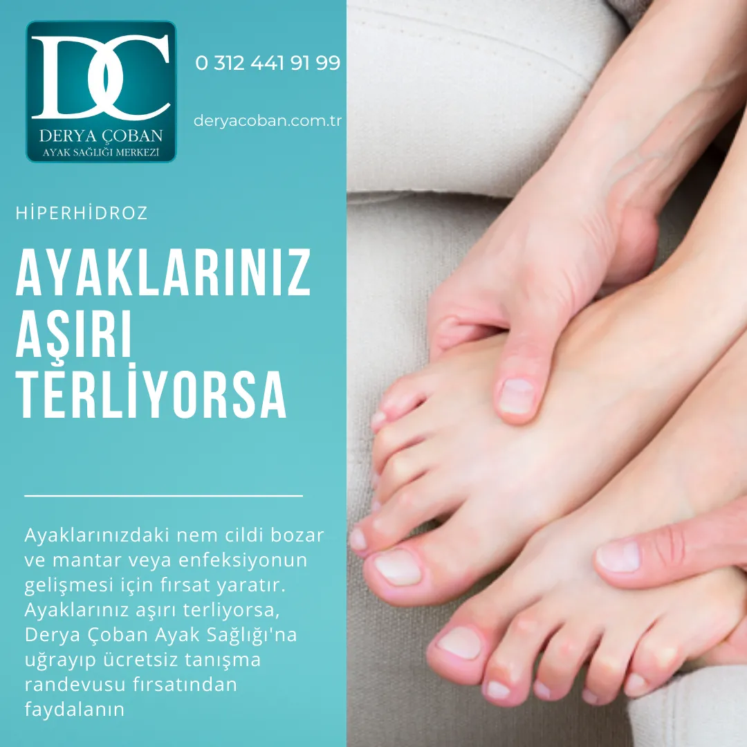 Ayak Neden Terler? Hiperhidroz Nedir?