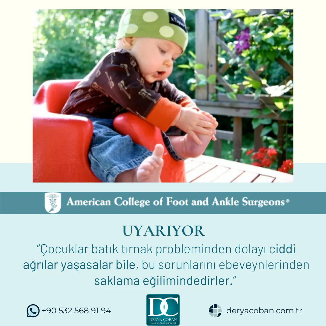 Çocuklarınız Ayaklarıyla İlgili Problemleri Sizden...