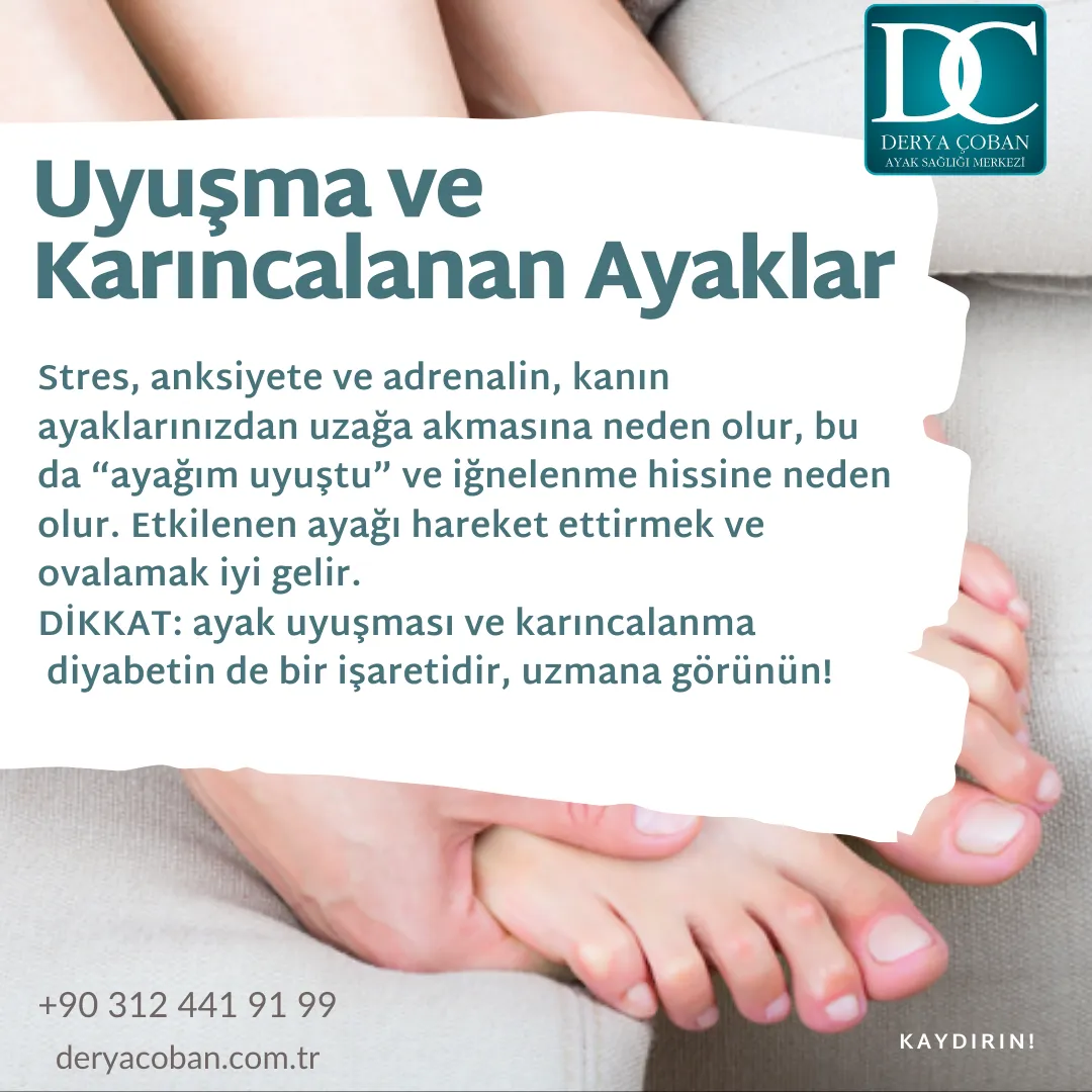 Ayaklarınızda Ortaya Çıkan 7 Stres Belirtisi