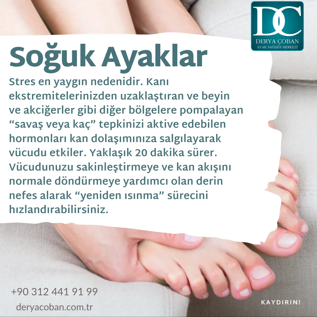 Ayaklarınızda Ortaya Çıkan 7 Stres Belirtisi