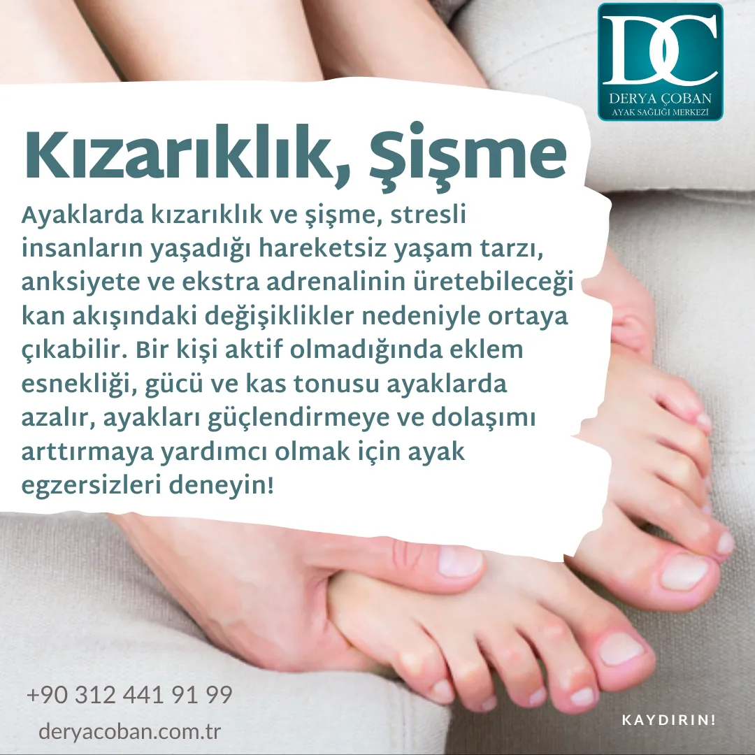 Ayaklarınızda Ortaya Çıkan 7 Stres Belirtisi