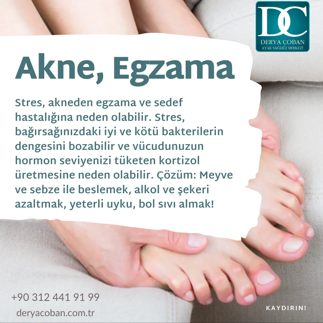 Ayaklarınızda Ortaya Çıkan 7 Stres Belirtisi