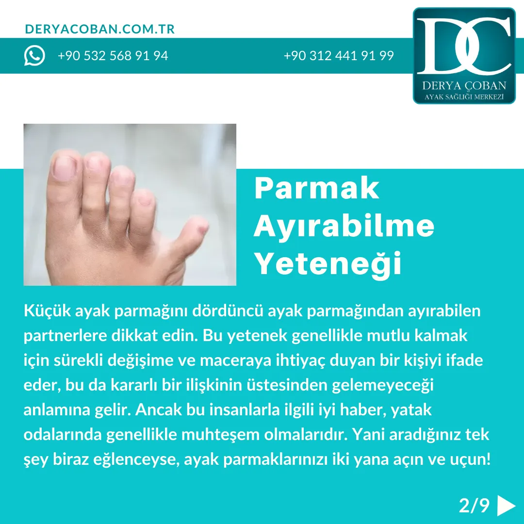 İlişkilerde Ayak ile Kişilik Analizi