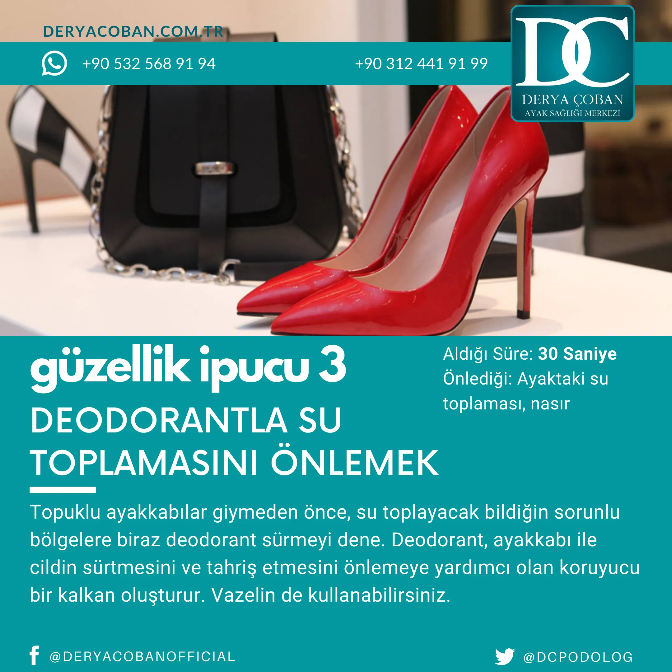 Güzel Ayaklar için Hızlı Bakım İpuçları