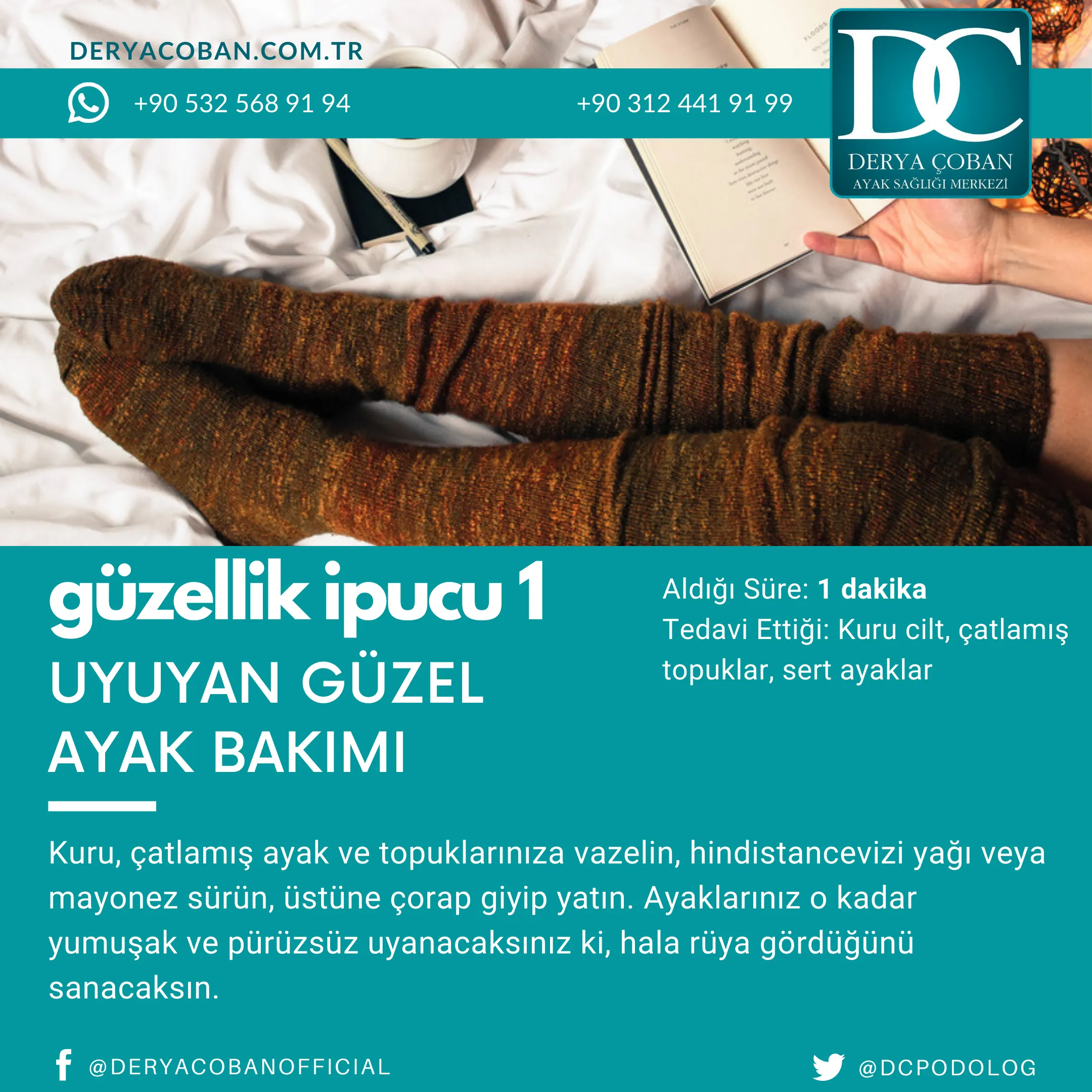 Güzel Ayaklar için Hızlı Bakım İpuçları