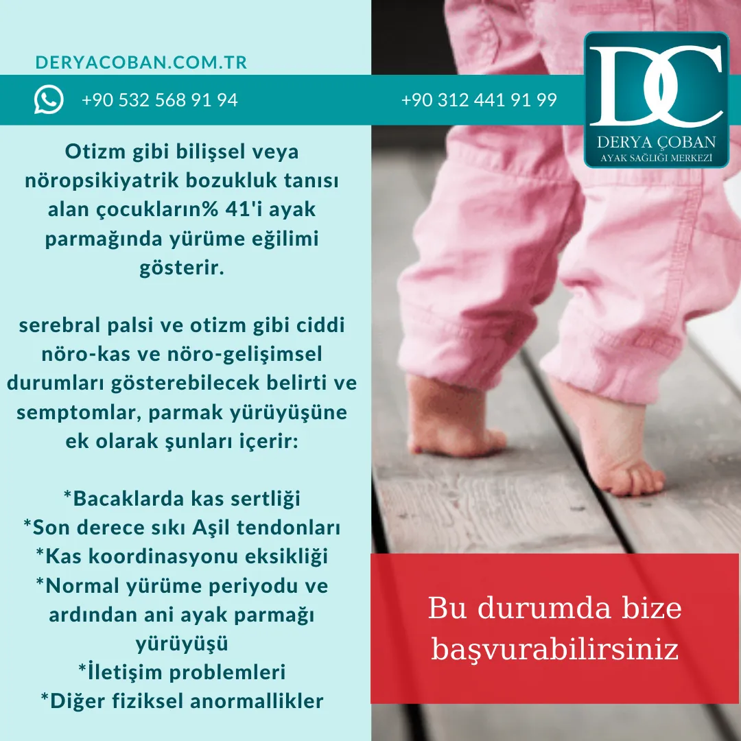 Çocuklarda Yürüme ve Basma Bozukluğu Nasıl Anlaşılır?