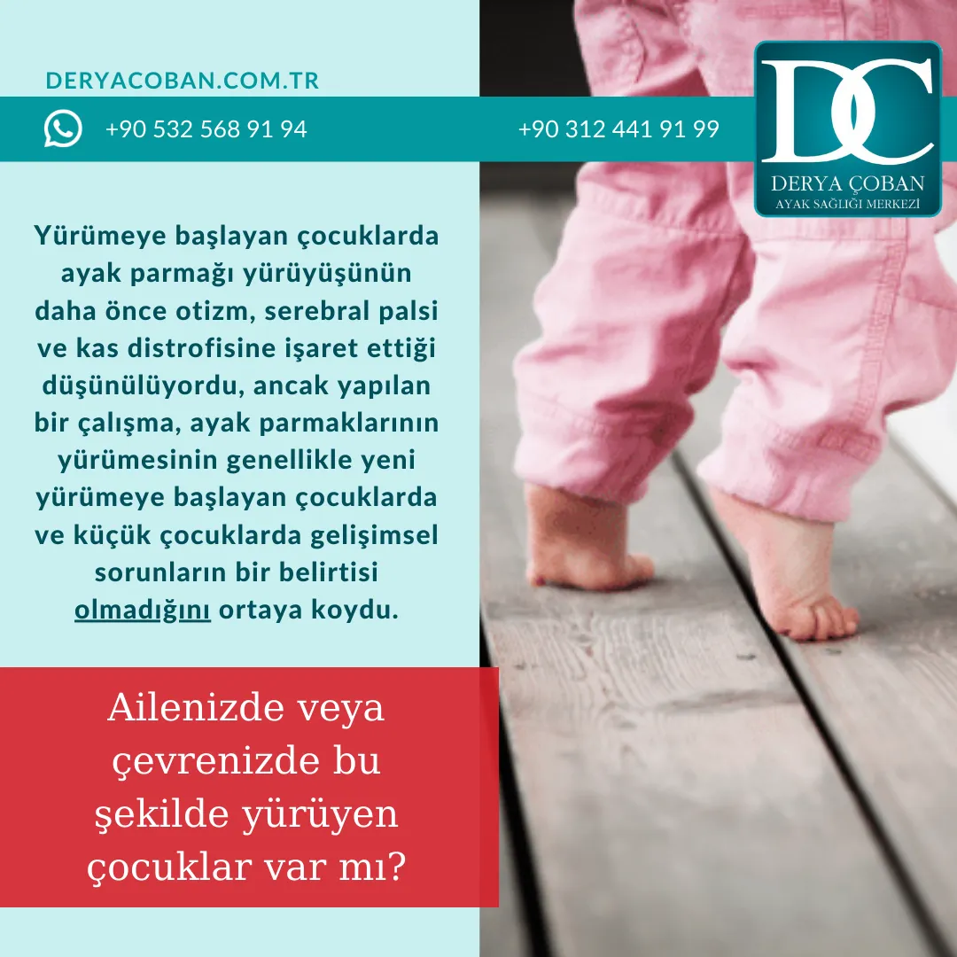 Çocuklarda Yürüme ve Basma Bozukluğu Nasıl Anlaşılır?