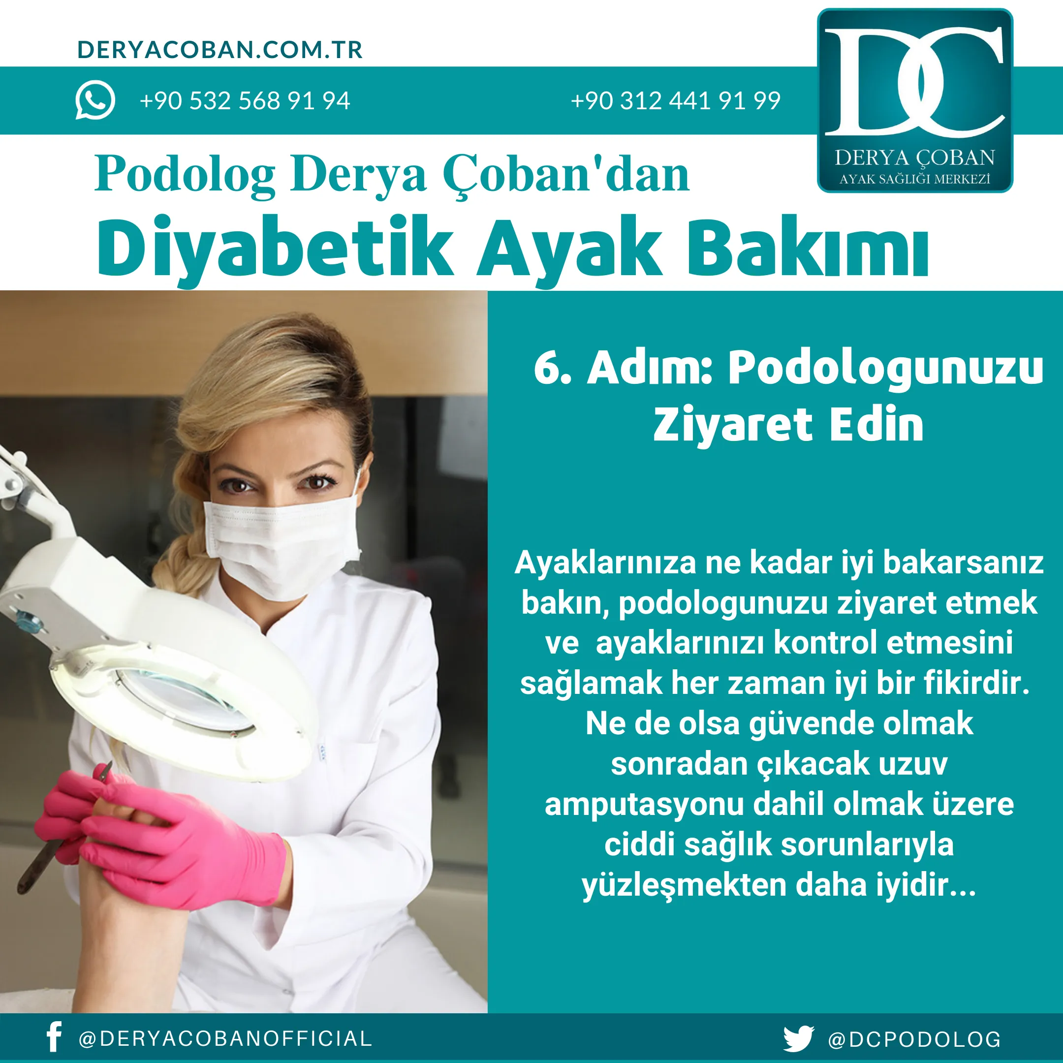 Diyabetik Ayak Bakımı: Podolog Derya Çoban Özel