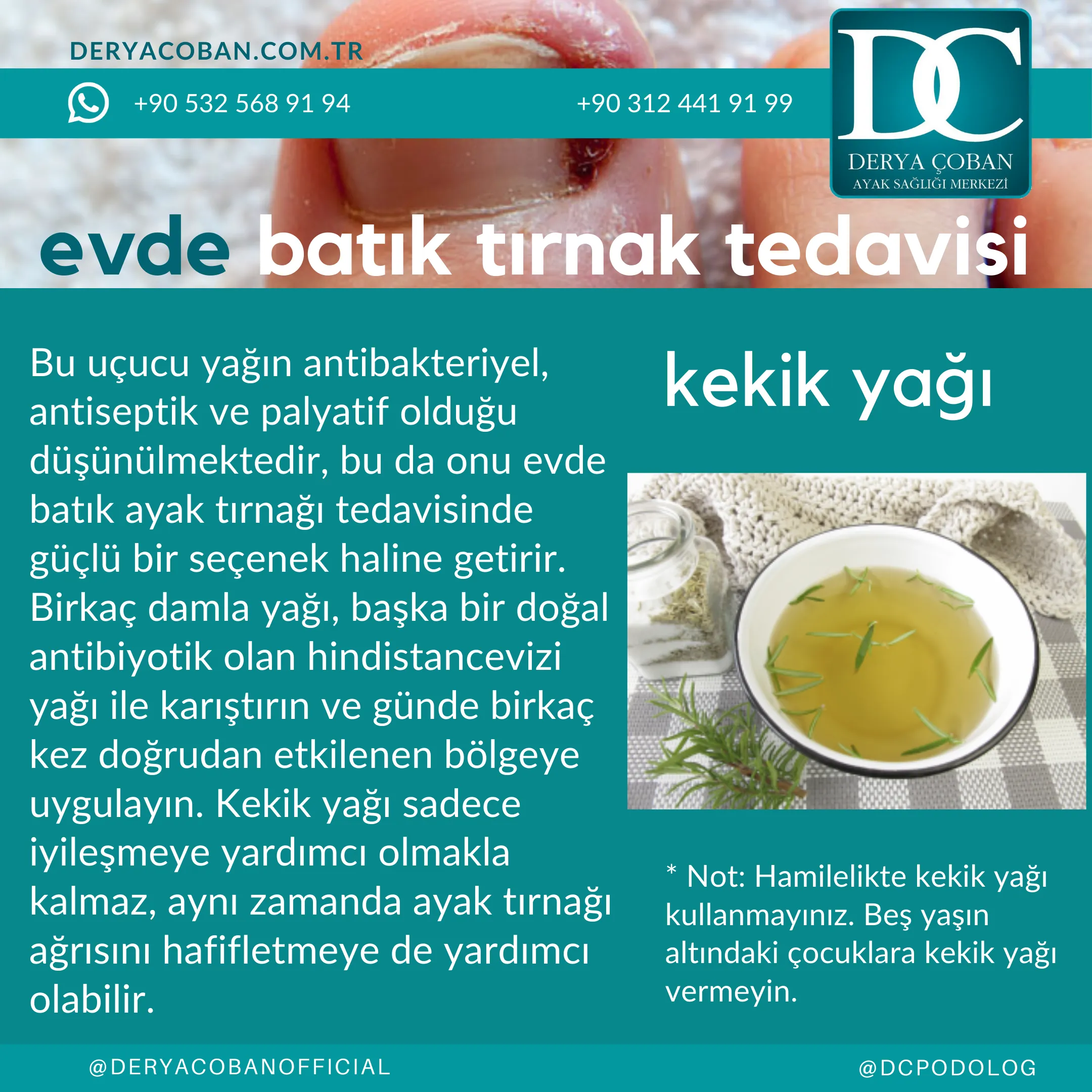 Evde Batık Tırnak Tedavisi
